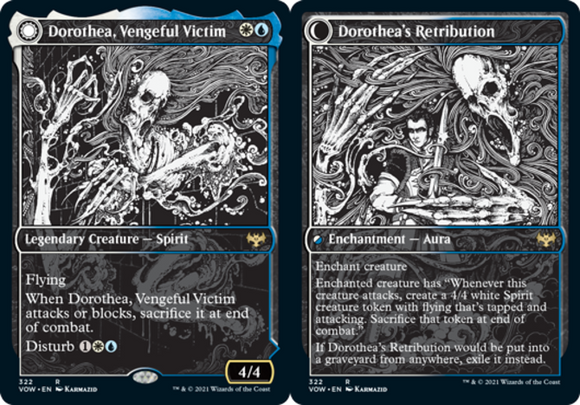 Dorothea, Vengeful Victim // Dorothea's Retribution - Showcase - Innistrad: Crim