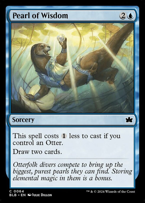 Pearl of Wisdom - Bloomburrow - English - NM - MTG