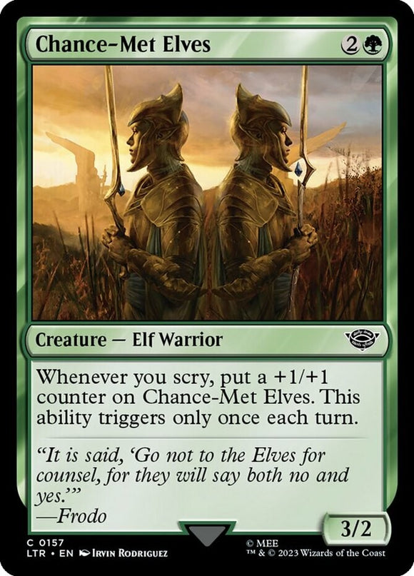 Chance-Met Elves - Lord of the Rings - English - NM - MTG