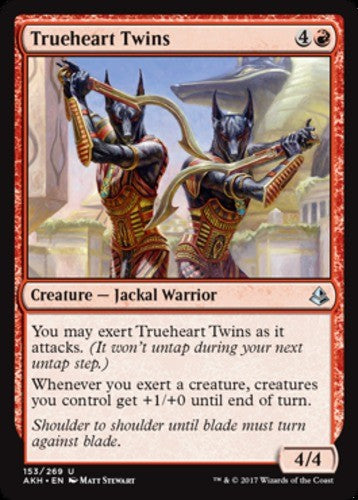 Trueheart Twins - Amonkhet - English - NM - MTG
