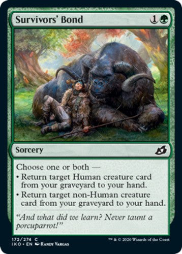 Survivors' Bond - Ikoria: Lair of Behemoths - English - NM - MTG