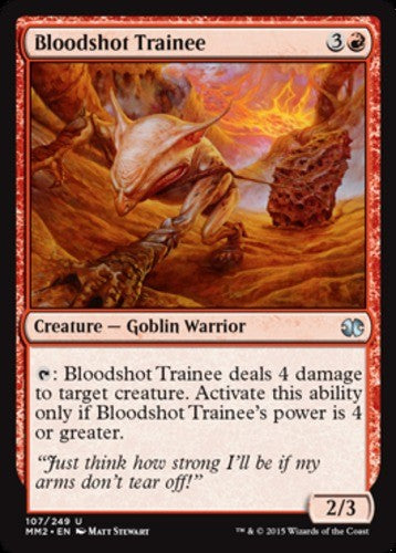 Bloodshot Trainee - Modern Masters 2015 - English - NM - MTG