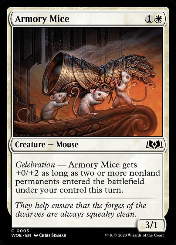 Armory Mice - Wilds of Eldraine - English - NM - MTG