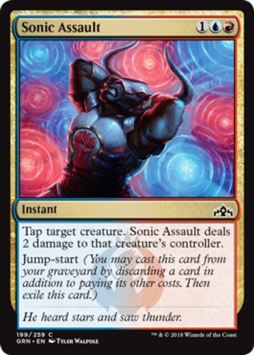 Sonic Assault - Guilds of Ravnica - English - NM - MTG