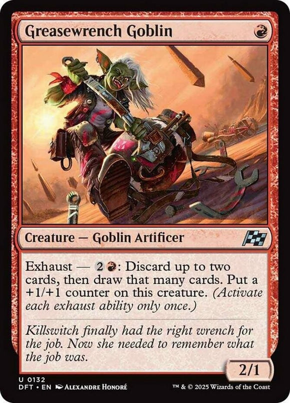 Greasewrench Goblin - Aetherdrift - English - NM - MTG
