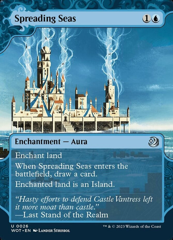 Spreading Seas - Wilds of Eldraine: Enchanting Tales - English - NM - MTG