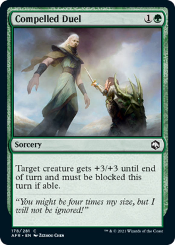 Compelled Duel - Forgotten Realms - English - NM - MTG