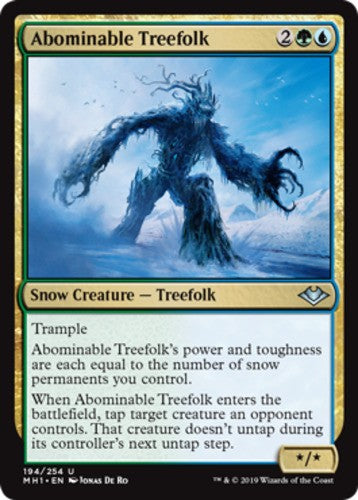 Abominable Treefolk - Modern Horizons - English - NM - MTG