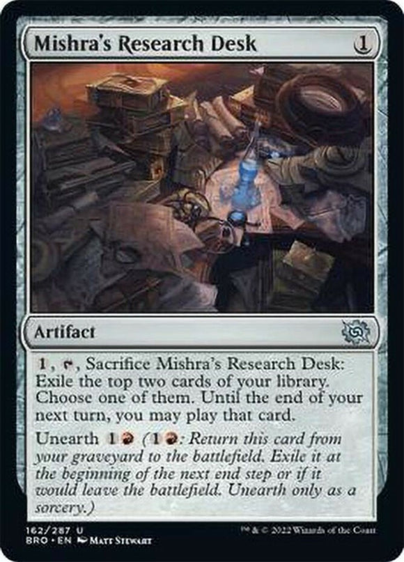 Mishra's Research Desk - The Brothers' War - English - NM - MTG