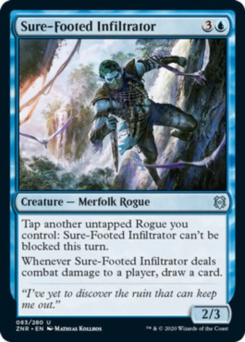 Sure-Footed Infiltrator - Zendikar Rising - English - NM - MTG