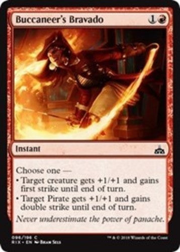 Buccaneer's Bravado - Rivals of Ixalan - English - NM - MTG