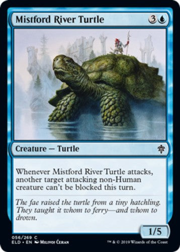 Mistford River Turtle - Throne of Eldraine - English - NM - MTG