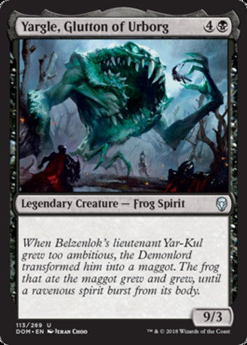 Yargle, Glutton of Urborg - Dominaria - English - NM - MTG