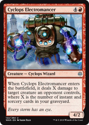 Cyclops Electromancer - War Of The Spark - English - NM - MTG