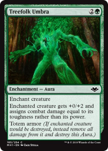 Treefolk Umbra - Modern Horizons - English - NM - MTG