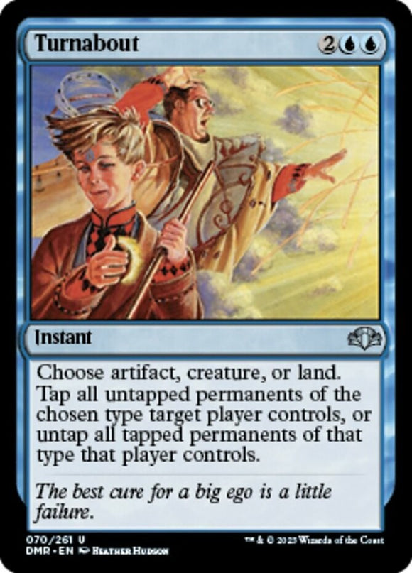 Turnabout - Dominaria Remastered - English - NM - MTG