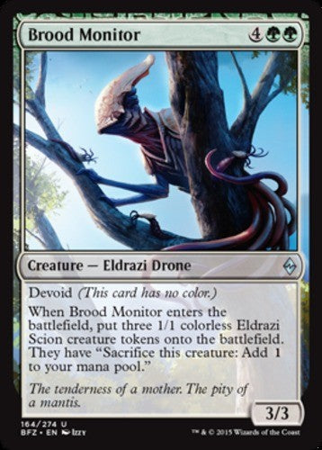 Brood Monitor - Battle for Zendikar - English - NM - MTG