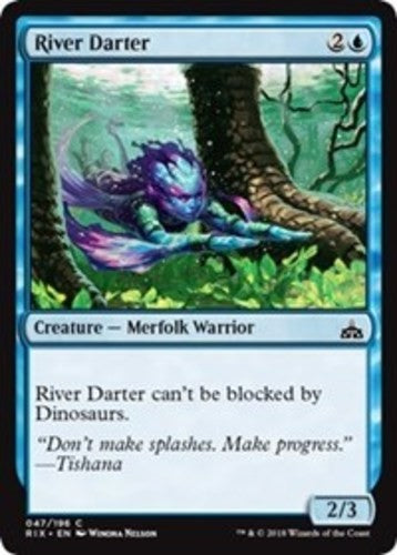 River Darter - Rivals of Ixalan - English - NM - MTG