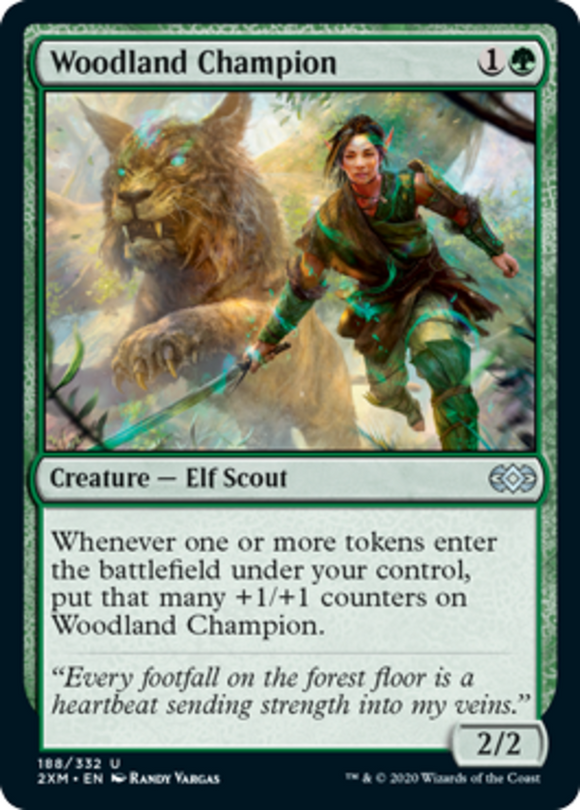 Woodland Champion - Double Masters - English - NM - MTG