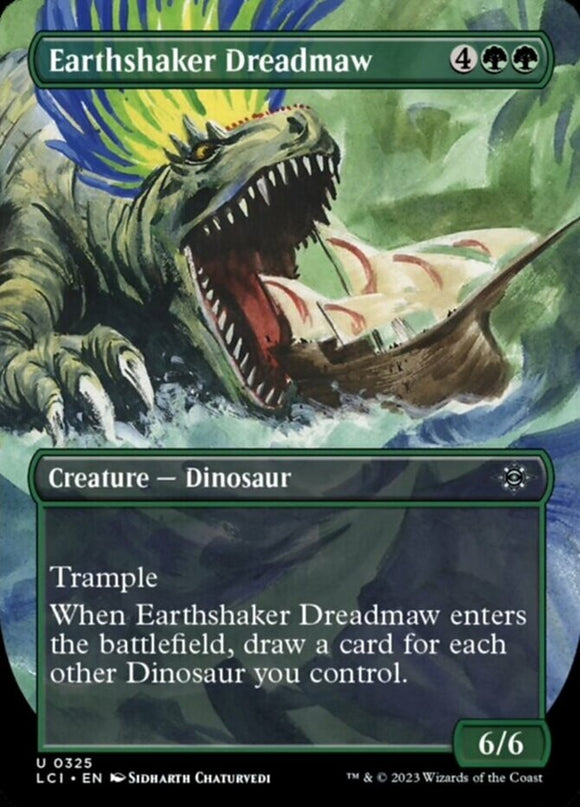 Earthshaker Dreadmaw - Borderless - Lost Caverns of Ixalan - English - NM - MTG