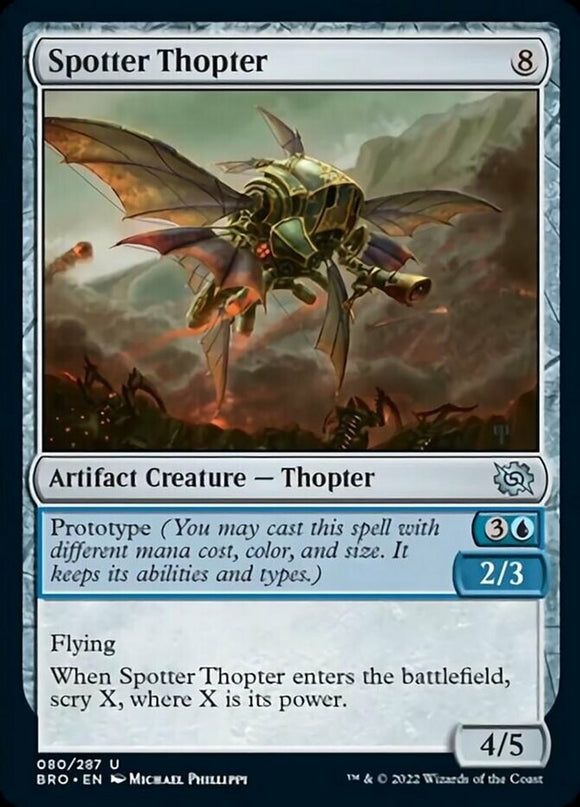 Spotter Thopter - The Brothers' War - English - NM - MTG