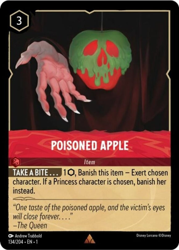 Poisoned Apple - 134/204 - Rare - The First Chapter NM