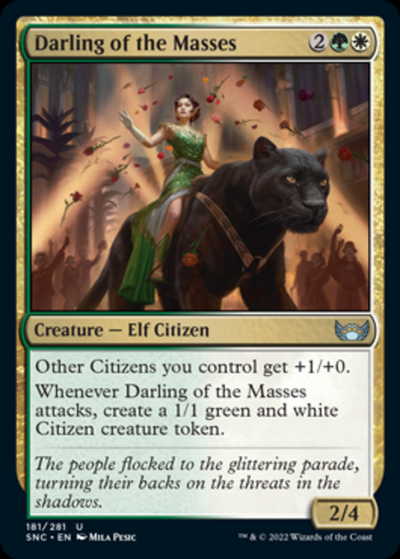 Darling of the Masses - Streets of New Capenna - English - NM - MTG