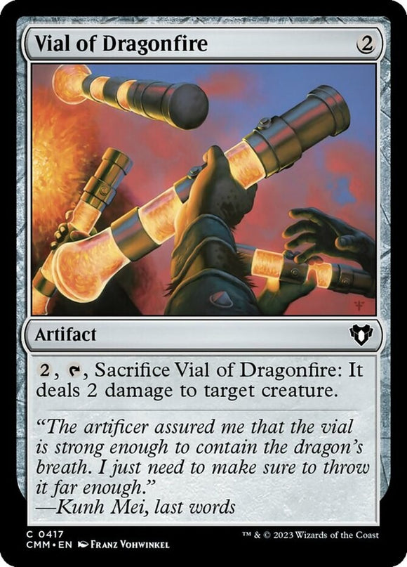 Vial of Dragonfire - Commander Masters - English - NM - MTG