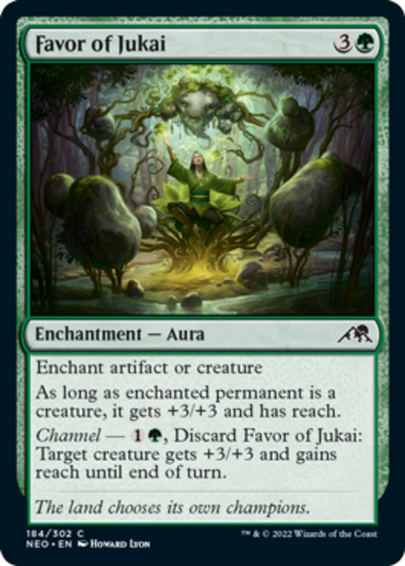 Favor of Jukai - Kamigawa: Neon Dynasty - English - NM - MTG