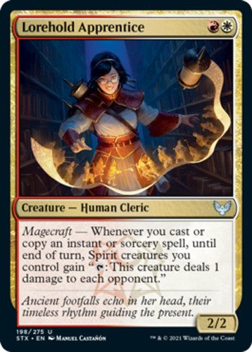 Lorehold Apprentice - Strixhaven: School of Mages - English - NM - MTG