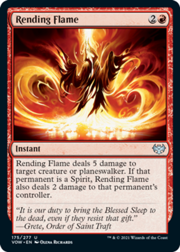 Rending Flame - Innistrad: Crimson Vow - English - NM - MTG