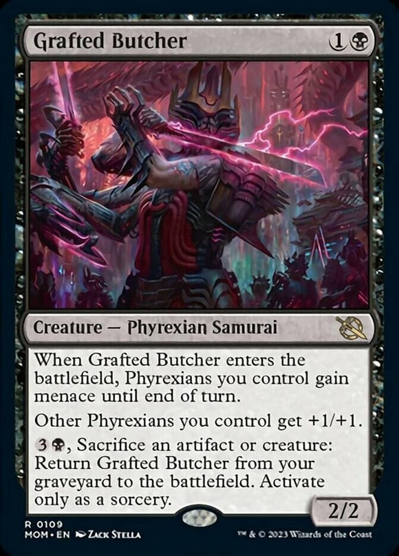 Grafted Butcher - March of the Machines - English - NM - MTG