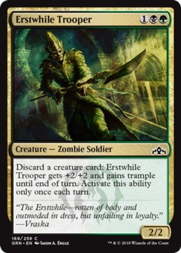 Erstwhile Trooper - Guilds of Ravnica - English - NM - MTG