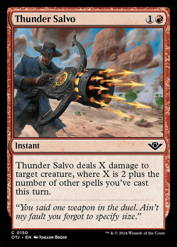 Thunder Salvo - Outlaws of Thunder Junction - English - NM - MTG