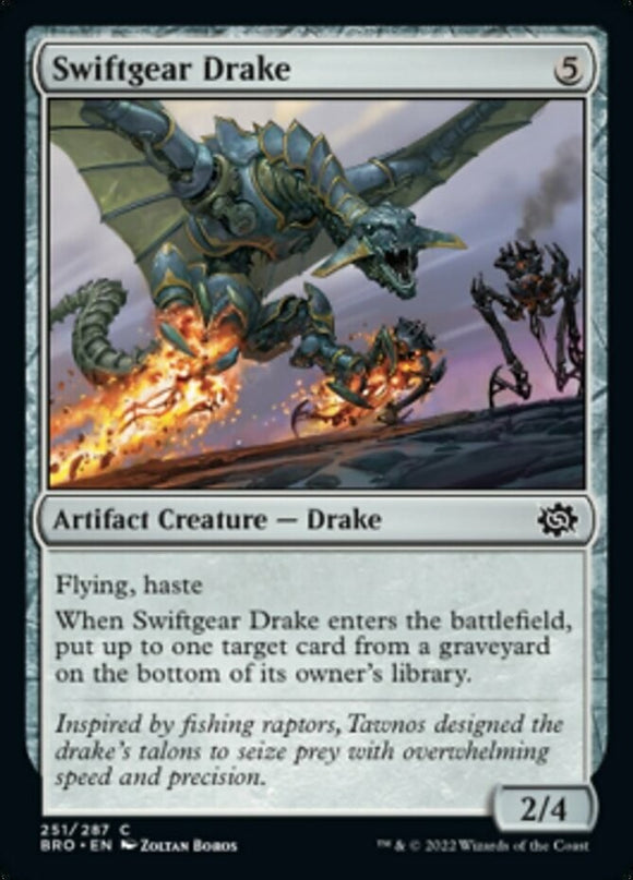Swiftgear Drake - The Brothers' War - English - NM - MTG