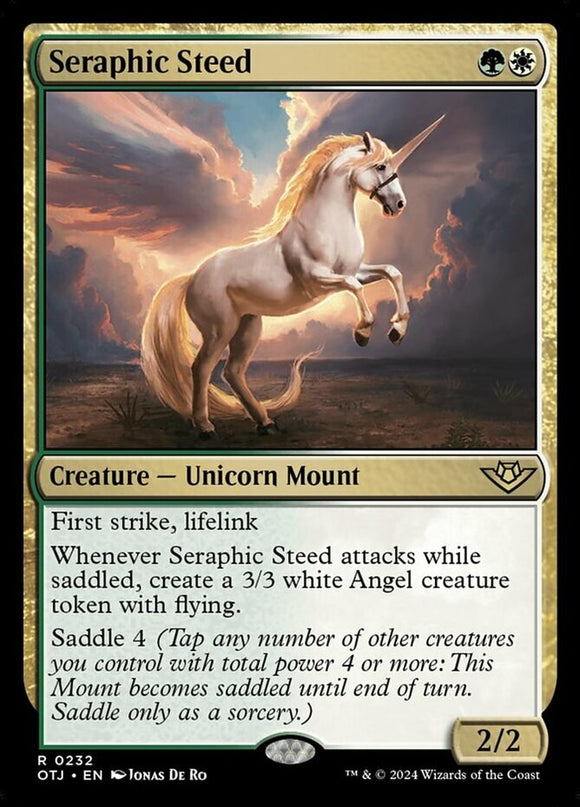 Seraphic Steed - Outlaws of Thunder Junction - English - NM - MTG