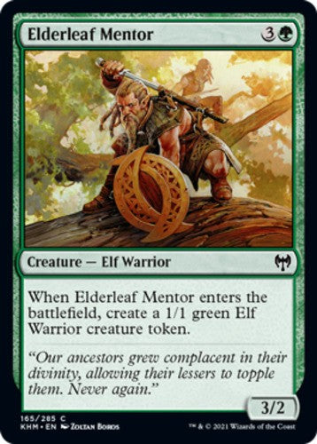 Elderleaf Mentor - Kaldheim - English - NM - MTG