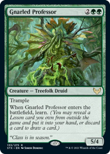 Gnarled Professor - Strixhaven: School of Mages - English - NM - MTG