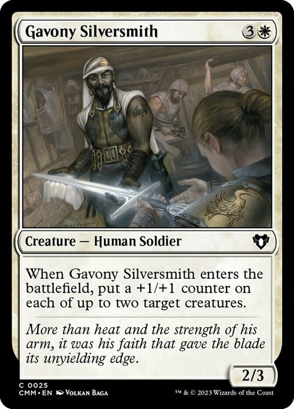 Gavony Silversmith - Commander Masters - English - NM - MTG