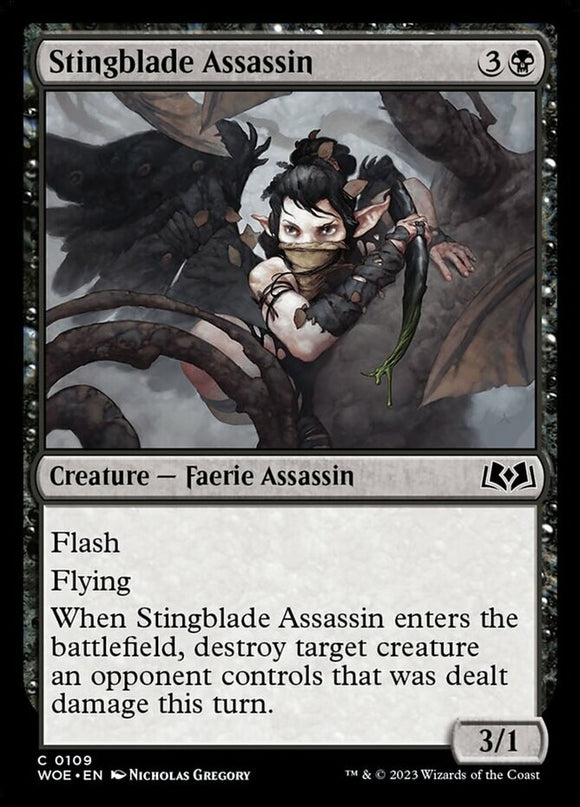 Stingblade Assassin - Wilds of Eldraine - English - NM - MTG