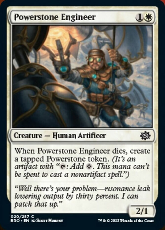 Powerstone Engineer - The Brothers' War - English - NM - MTG