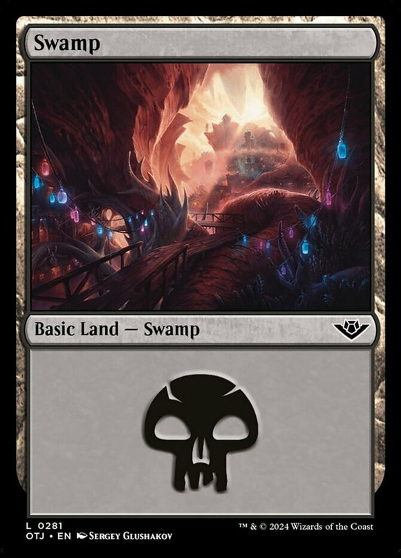 Swamp (0281) - Outlaws of Thunder Junction - English - NM - MTG