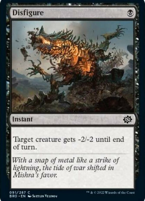 Disfigure - The Brothers' War - English - NM - MTG