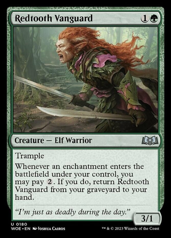 Redtooth Vanguard - Wilds of Eldraine - English - NM - MTG