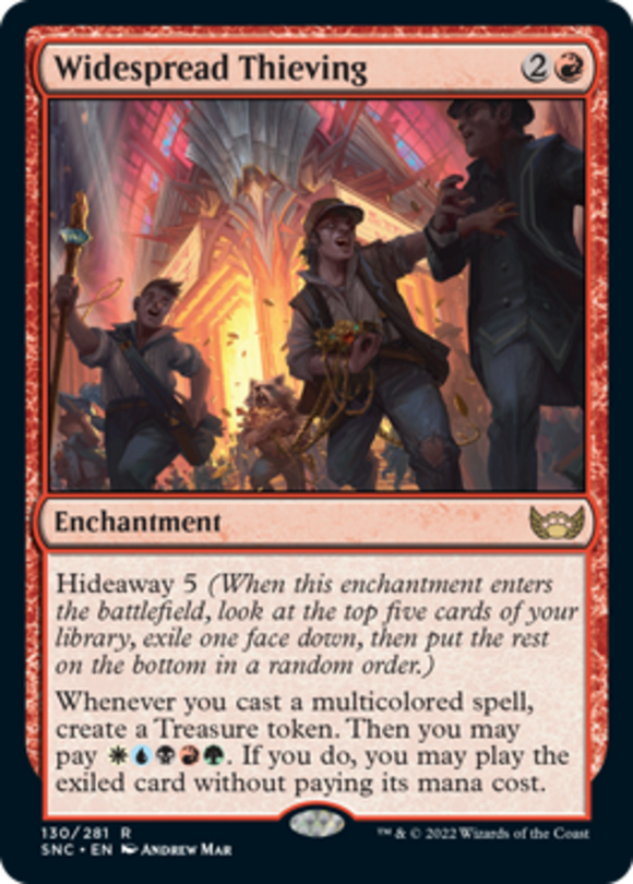 Widespread Thieving - Streets of New Capenna - English - NM - MTG