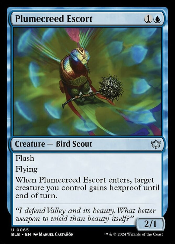 Plumecreed Escort - Bloomburrow - English - NM - MTG