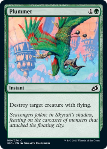 Plummet - Ikoria: Lair of Behemoths - English - NM - MTG