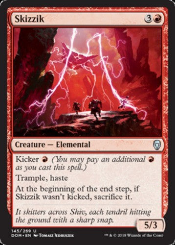 Skizzik - Dominaria - English - NM - MTG
