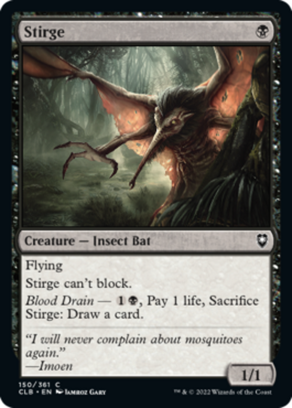 Stirge - Battle for Baldur's Gate - English - NM - MTG