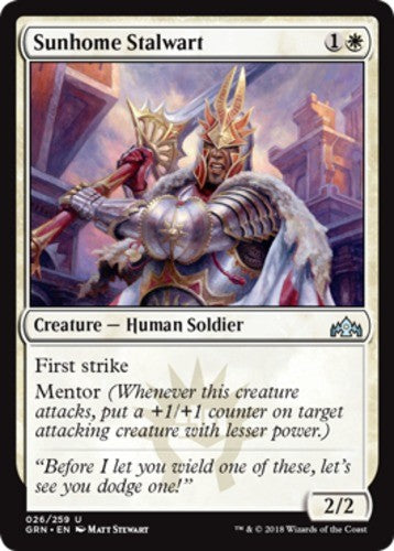 Sunhome Stalwart - Guilds of Ravnica - English - NM - MTG